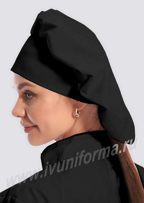 Колпак повара на резинке женский арт. ГУ-12-45-ТС